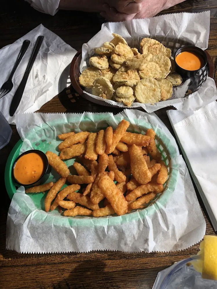 Onion Petals and Fried Pickles